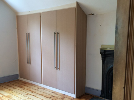 Fitted bedroom furniture