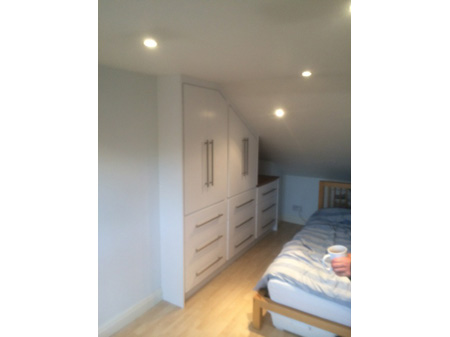 Fitted bedroom furniture